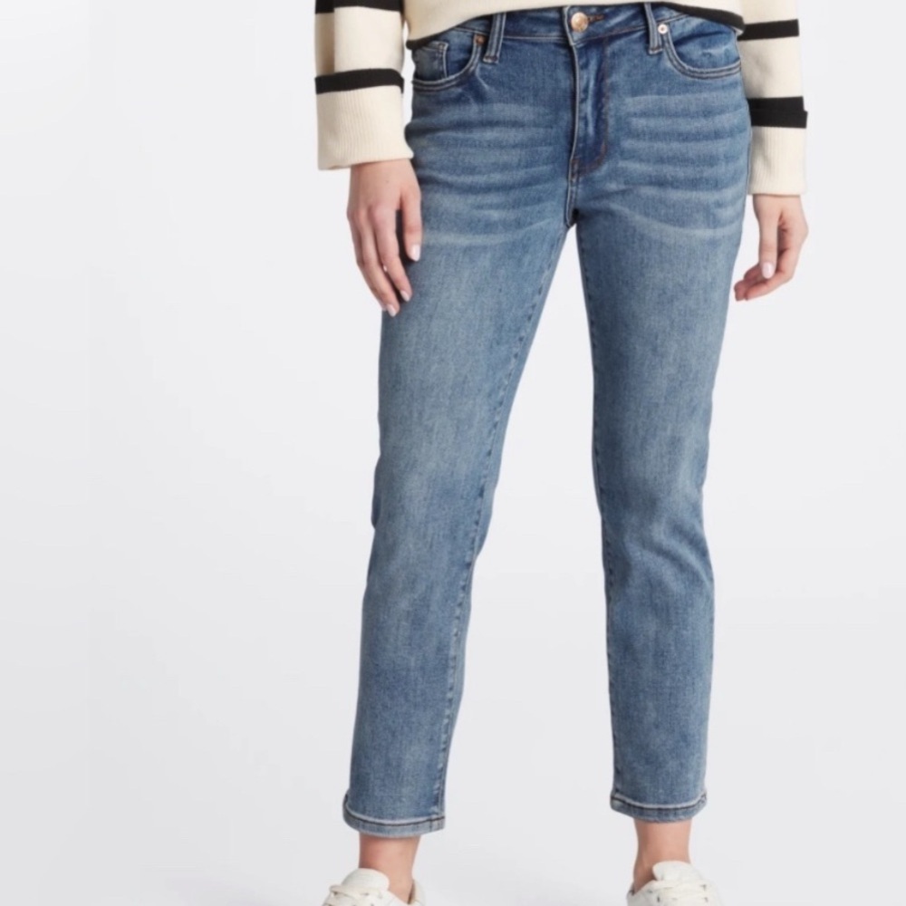STS Blue drew high rise straight leg jean